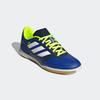 Fußballschuh ADIDAS PERFORMANCE "SUPER SALA COMPETITION 3 HALLENSCHUHE", Gr. 43, bunt (lucid blau, cloud weiß, lucid lemon), Synthetik, Textil, sportlich, Schuhe, geeignet als Hallenschuhe