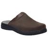 Clog JOSEF SEIBEL "Marlon 08", Herren, Gr. 41, orange (brasil), Leder, casual, Schuhe, Pantoffel, Hausschuh mit weich gepolstertem Einstieg