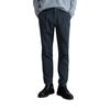 Chinohose MARC O'POLO "aus Bio-Baumwoll-Mix", Herren, Gr. 32, Länge 32, blau (schwarz navy), Obermaterial: 96% Baumwolle, 4% Elasthan, unifarben, casual, gerade, unten schmal normal, Hosen