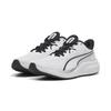 Laufschuh PUMA "Skyrocket Lite 2 Laufschuhe Erwachsene", Gr. 41, weiß (weiß silber schwarz metallic), Obermaterial: Synthetik, Textil; Futter: Textil; Innensohle: Textil; Laufsohle: Synthetik, Gummi, Schuhe