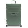 Hartschalen-Trolley HEYS "ReNew, verschiedene Größen und Farben", Gr. B/H/T: 49,8cm x 76,6cm x 30,4cm 125 l, grün (evergrün), Kunststoff, clean, matt, casual,Basic, Koffer, Koffer Reisegepäck herausnehmbares Innenfutter Volumenerweiterung