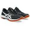 Hallenschuh ASICS "GEL-ROCKET 12", Gr. 42, schwarz-weiß (schwarz, weiß), Synthetik, sportlich, Schuhe
