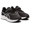 Laufschuh ASICS "PATRIOT 13 PS", Gr. 33, graphite grau, weiß, Textil, sportlich, Schuhe