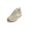 Sneaker MARC O'POLO "aus edlem Rindleder und Mesh-Einsatz", Damen, Gr. 38, smooth sage, silky stone, Obermaterial: 80% Polyester, 20% Leder, unifarben, Schuhe
