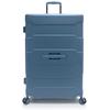 Hartschalen-Trolley HEYS "ReNew, verschiedene Größen und Farben", Gr. B/H/T: 49,8cm x 76,6cm x 30,4cm 125 l, blau (ocean), Kunststoff, clean, matt, casual,Basic, Koffer, Koffer Reisegepäck herausnehmbares Innenfutter Volumenerweiterung