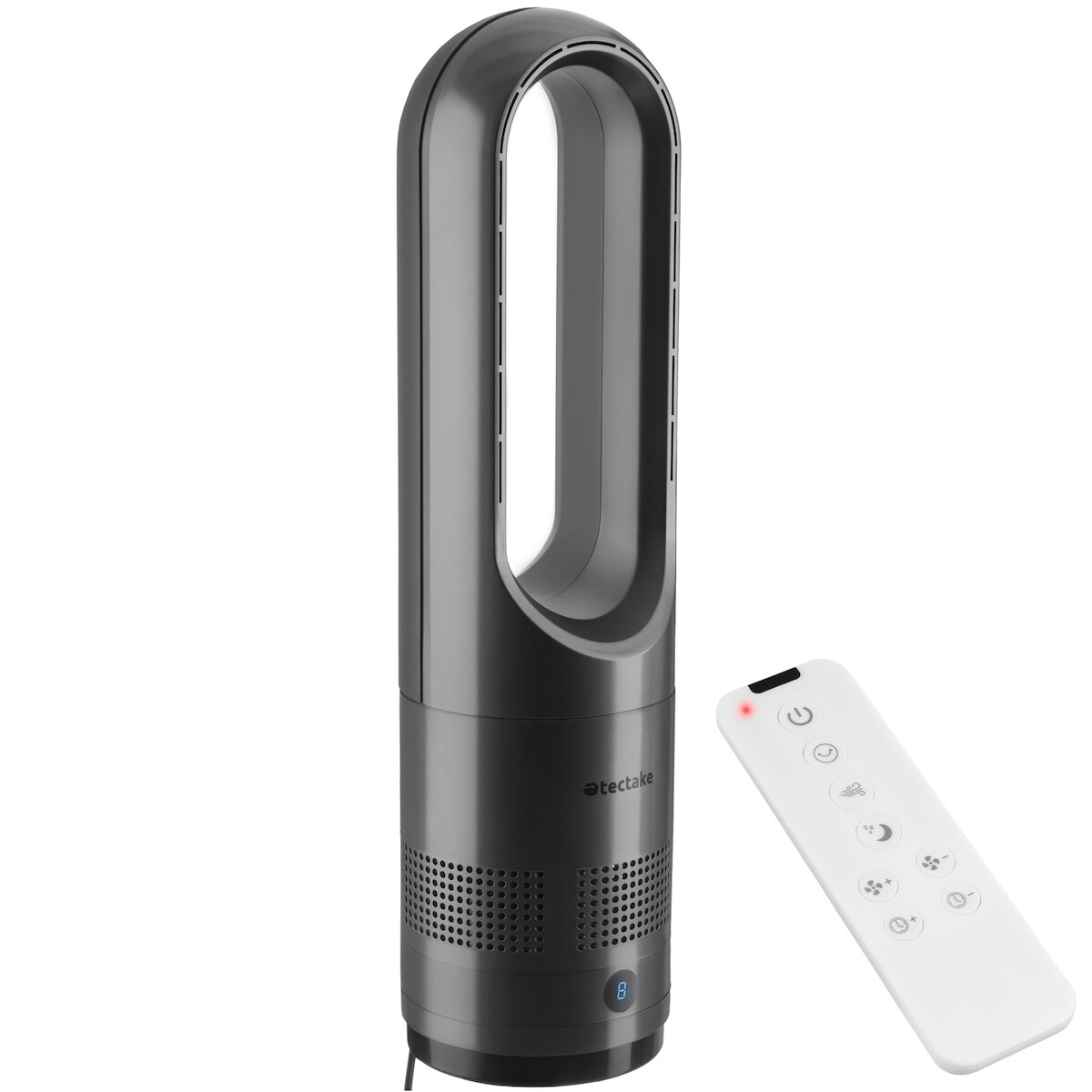 TECTAKE Turmventilator Polar, 80° Oszillation, inkl. Timer Image