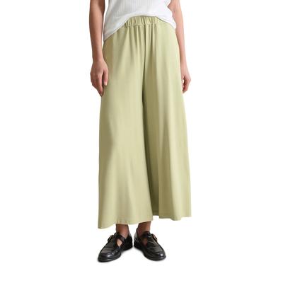 Jerseyhose MARC O'POLO DENIM "aus LENZING™ ECOVERO™", Damen, Gr. S, Normalgrößen, grün (elm grün), Obermaterial: 97% Viskose, 3% Elasthan, unifarben, casual, loose fit, Hosen Image