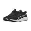 Laufschuh PUMA "Skyrocket Lite 2 Laufschuhe Erwachsene", Gr. 41, schwarz-weiß (schwarz, weiß silber metallic), Obermaterial: Synthetik, Textil; Futter: Textil; Innensohle: Textil; Laufsohle: Synthetik, Gummi, Schuhe