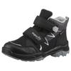 Klettboot SUPERFIT "JUPITER WMS: Weit", Kinder, Gr. 35, schwarz (schwarz, grau), Lederimitat, Polyester, casual, Schuhe, Winterschuh mit gepolstertem Schaftrand, Größenschablone zum Download