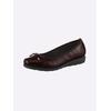 Ballerina CASUAL LOOKS, Damen, Gr. 40, rot (bordeaux), Lackleder, Basic, Schuhe