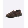 Hausschuh CASUAL LOOKS, Herren, Gr. 42, braun (braun, kariert), Textil, Basic, Schuhe