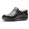 Slipper CLARKS "Un Loop", Damen, Gr. 37,5, schwarz, Leder, casual, Schuhe, Slipper, Flats mit Wechselfußbett