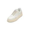 Sneaker MARC O'POLO "aus hochwertigem Rindleder", Damen, Gr. 42, weiß (sanftes weiß), Obermaterial: 100% Leder, unifarben, Schuhe