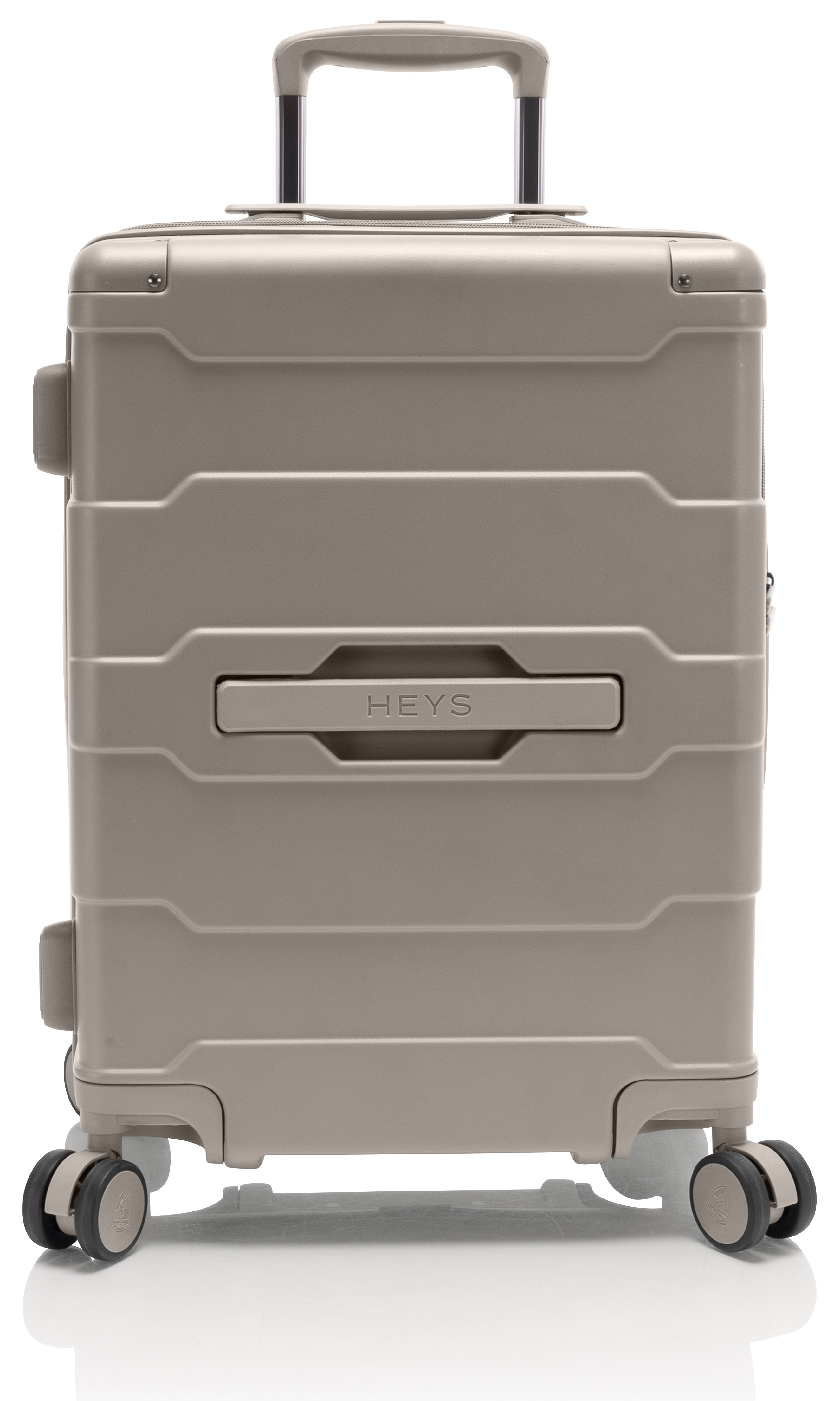 Hartschalen-Trolley HEYS "ReNew, verschiedene Größen und Farben", Gr. B/H/T: 35 x 50,5 x 23,3 47, beige (atmosphere), Kunststoff, clean, matt, Basic, Koffer, herausnehmbares Innenfutter Volumenerweiterung 5 Jahre Garantie Image