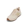Sneaker MARC O'POLO "aus edlem Rindleder und Mesh-Einsatz", Damen, Gr. 36, silky stone, sesame, Obermaterial: 80% Polyester, 20% Leder, unifarben, Schuhe
