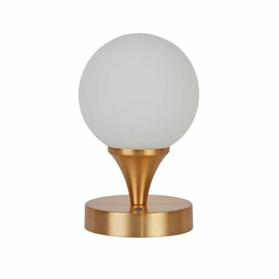 Rechargeable White Opal Glass Table Lamp