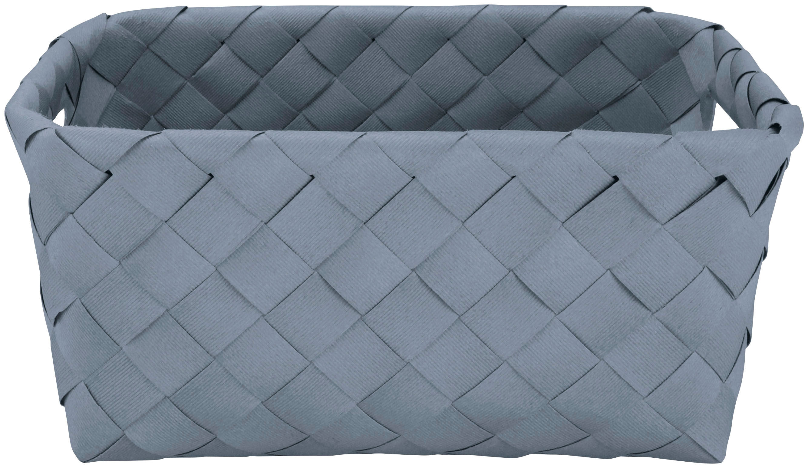 Aufbewahrungskorb KLEINE WOLKE "Aspera", blau (mare), Polyethylen (PE), Aufbewahrungsboxen