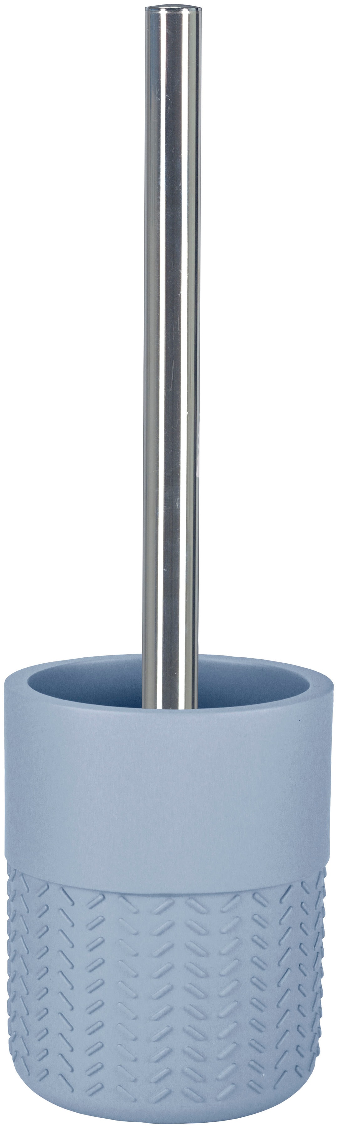 WC-Garnitur KLEINE WOLKE "Dash", blau (iceblau), B:34cm H:9,4cm L:9,4cm, Polyresin (Kunststein), Reinigungsbürsten Image