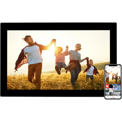 ROLLEI Digitaler Bilderrahmen "Smart Frame WiFi 210", schwarz, B:33cm H:3,8cm T:53,7cm, Digital-Bilderrahmen