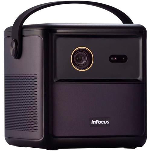INFOCUS Beamer ""Beamer mit Full HD, 350 ISO-Lumen, LED, DLP, Google TV & 3D, HDR10"", schwarz, B:14,7cm H:13cm T:12,8cm, Beamer