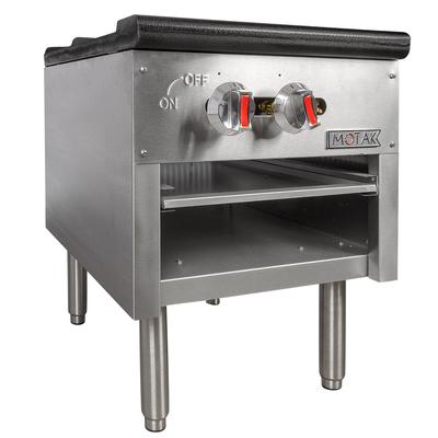MoTak MSP1 1 Burner Stock Pot Range, Convertible, Stainless Steel, Gas Type: Convertible