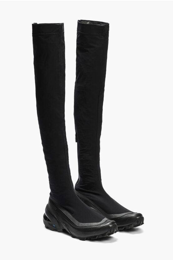 SALOMON X MM6 CROSSWADER Sockenstiefel mit Nietensohle in Schwarz