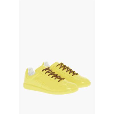 MM22 Niedrige Sneaker aus Lackleder in Gelb Image