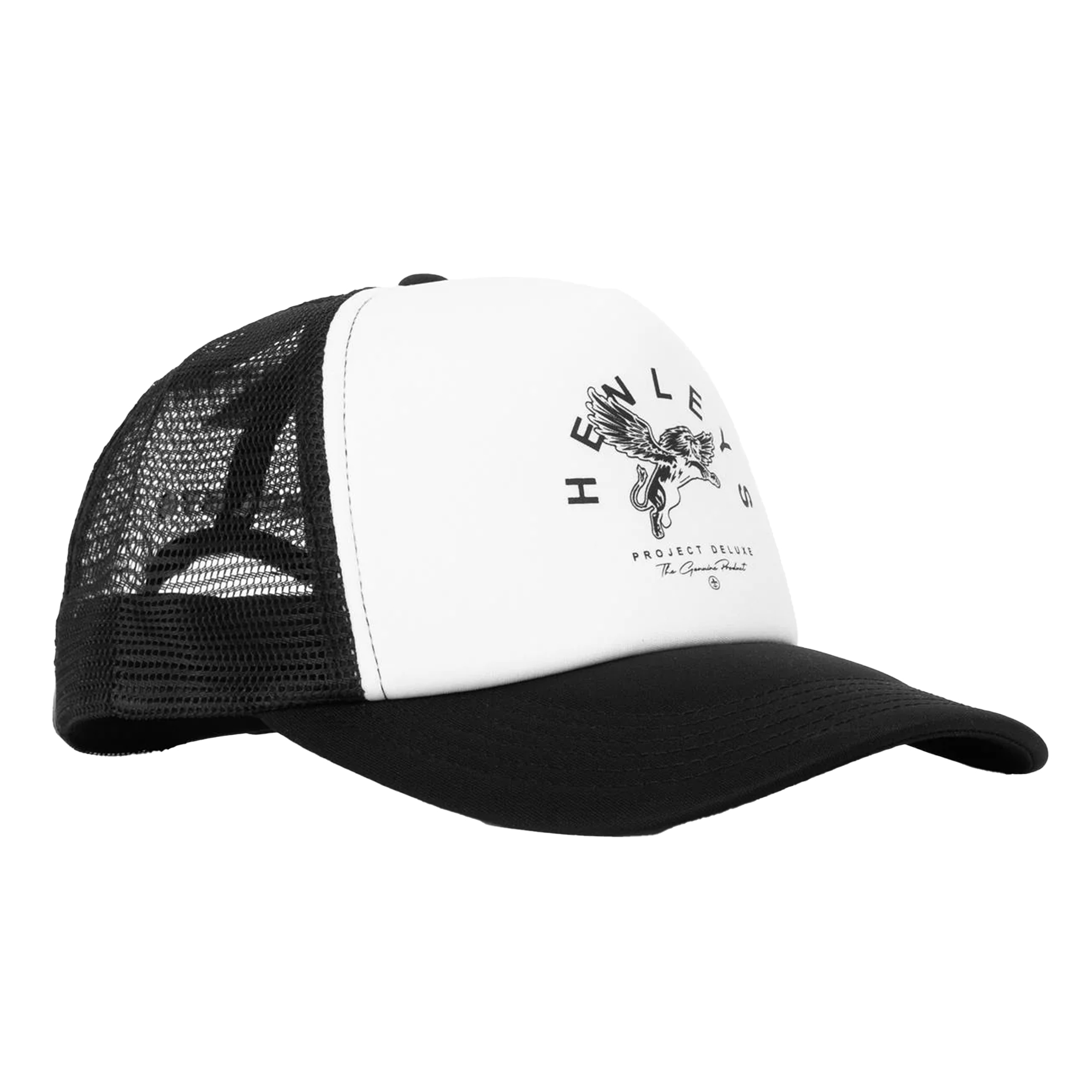 Henleys - "Colhen" Trucker Cap für Herren (Schwarz) Image