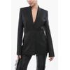 FOR EVER Blazer Slim Fit CORPORATE TECH mit Rever a Lancia in Schwarz