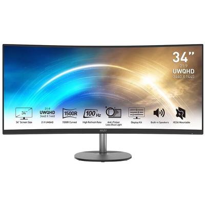 Msi Monitor »PRO MP341CQDE« 86,36 cm / 34 '' schwarz Image