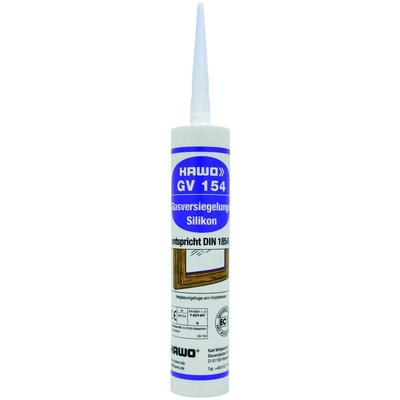 Gv 154 Elastischer 1-K Silikon-Dichtstoff 310 ml Kartusche Farbe weiß Image