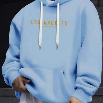 TEMU Men' And Comfortable Hoodies, Trendy Long-sleeve Sweatshirts, Perfect Casual Tops For The Autumn And Winter . Image