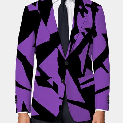 TEMU Men's Youth Casual Suit Single Western Casual Suit Jacket Image