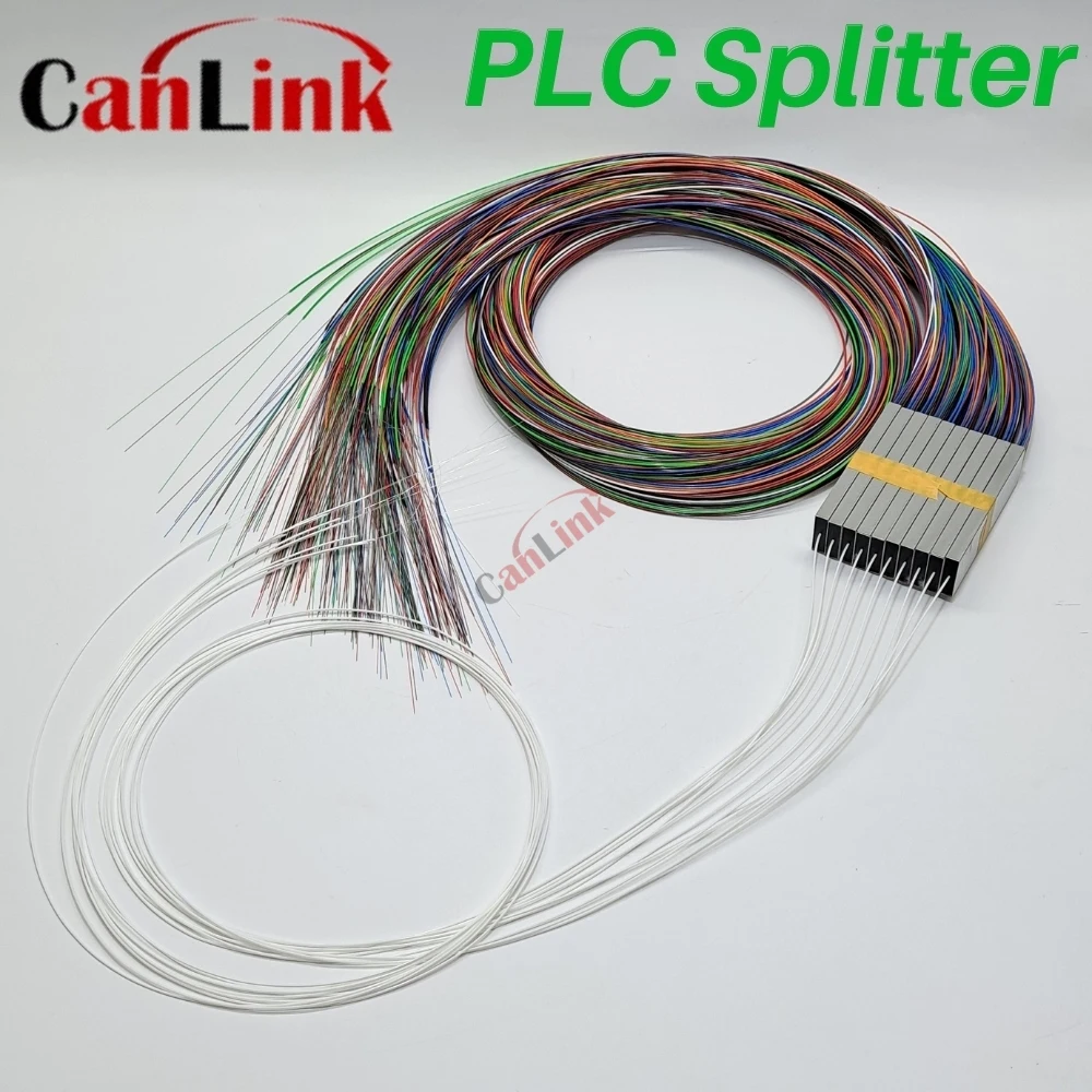 5/10/20 teile/los 1x2 1x4 1x8 1x16 Ohne Anschluss Kabel Fiber Optic PLC Splitter Bare Fiber 0,9mm Blockless Splitter Image