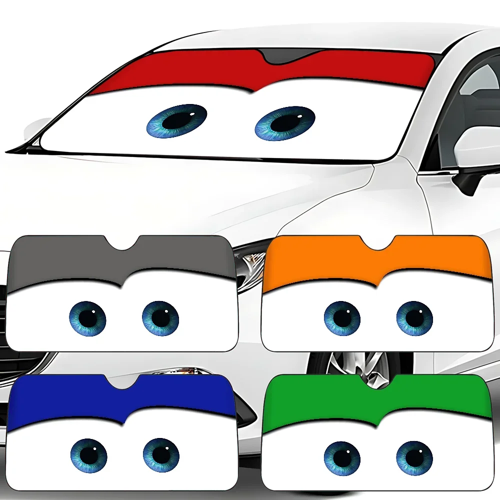 Auto-Sonnenschutz, 4 Farben, Augen, beheizter Windschutzscheiben-Sonnenschutz, Autofenster-Windschutzscheiben-Abdeckung, Sonnenschutz, Auto-Sonnenblende, Auto-Abdeckungen Image