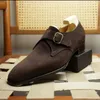 Europäische Station Männer Formale Schuhe Schwarz Braun One Step Business Büro Lefu Schuhe Schnalle