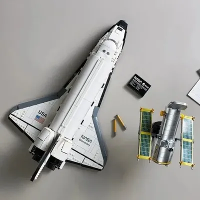 2025 NEUE Space Shuttle Modell Bausteine Raum Agentur Entdeckung Space Shuttle Ziegel Kreative Spielzeug Für Kinder Geschenke Image