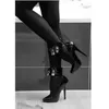 Schwarz Schloss Matte Leder Pumpen Dünne High Heel Spitz Mode Sexy Kühlen 2025, Sommer Große Größe Frau Schuhe Zapatillas Mujer