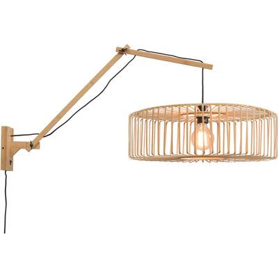 GOOD & MOJO Wandleuchte "Bromo", beige (natur), Ø 60cm H: 70cm, Lampen Image