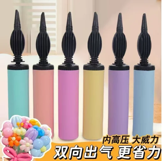 Ballon Maker Inflator Hand Push Inflator Tragbare Werkzeug Bidirektionale Universal Schnelle Inflator Hause Image