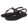 Sandale VIVANCE "Sommerschuh", Damen, Gr. 41, schwarz, Obermaterial: 100% Lederimitat. Futter: 100% Lederimitat. Decksohle: 100% Textilmaterial. Laufsohle: 100% Synthetik, unifarben, modisch, Schuhe, Zehentrenner, Sommerschuh, Sandalette mit...
