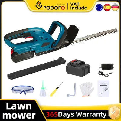 2500rpm Brushless Electric Hedge Trimmer 1300W Cordless Garden Landscaping Hedge Pruner Power Tools For Makita 18V Battery