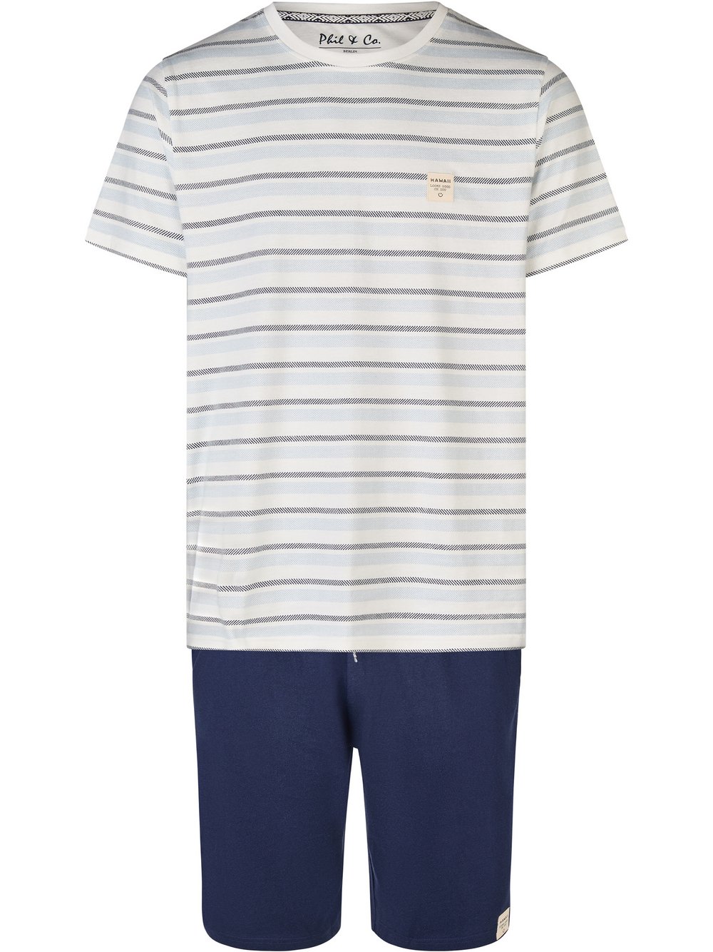 Phil & Co. Berlin Pyjama Herren mehrfarbig, L Image