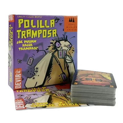 Mogel Motte Polilla Tramposa Kartenspiel Devir-Spiel Cheating Moth Board Deck Image