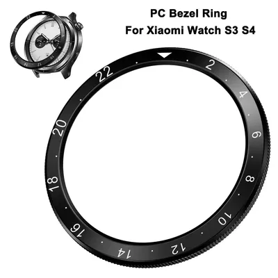 PC-Lünette für Xiaomi Watch S3 S4 Protector Case Shell Frame Cover (nicht Metall) U2I3 Image