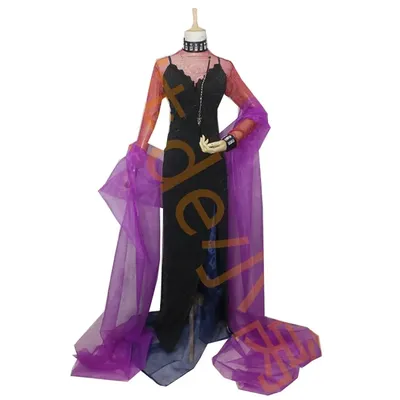 Anime 2025! BLACK LADY Chibiusa Version 2.0 Schleppkleid Uniform Cosplay Kostüm Damen Halloween Image