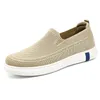 Männer Schuhe Sommer Mode Casual Mesh Atmungsaktive Slip auf Plattform Schuhe Plus Größe 39-44