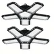 Lampada da garage a lampadina a LED deformabile con pannello regolabile da 45/60/80W Lampada da notte a LED E26/E27 Illuminazione a soffitto per officina Magazzino