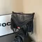 Sac à bandoulière en cuir Vintage à la mode, sac à bandoulière de Style Boho, sac à main carré à rivets à pompon, sac messager décontracté