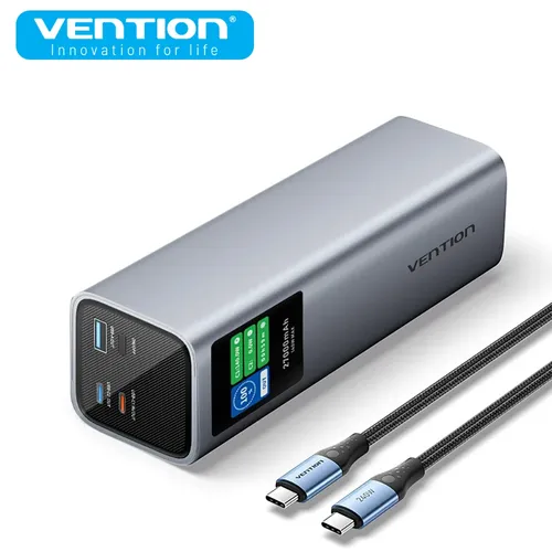 Vention 140W 27000mAh batterie externe Portable batterie de rechange batterie externe pour ordinateur Portable PD chargeur rapide pour iPhone 16 15